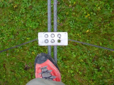 005-Hias-Klettersteig - 2. Seilbruecke